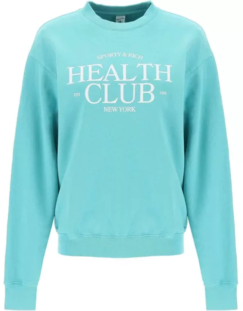 SPORTY RICH 'sr health club' sweatshirt