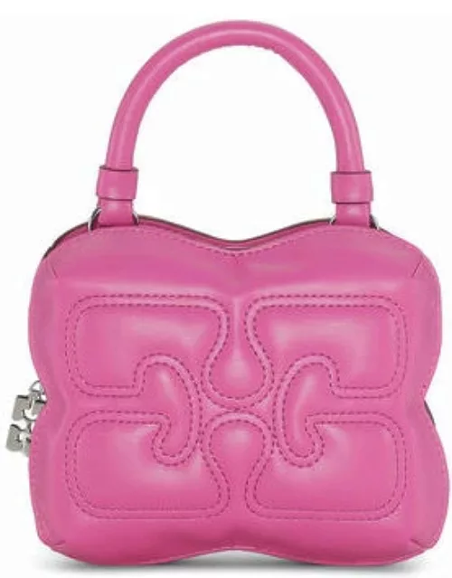 GANNI Small Butterfly Crossbody Bag in Pink Polyester/Polyurethane/Recycled Leather Women'