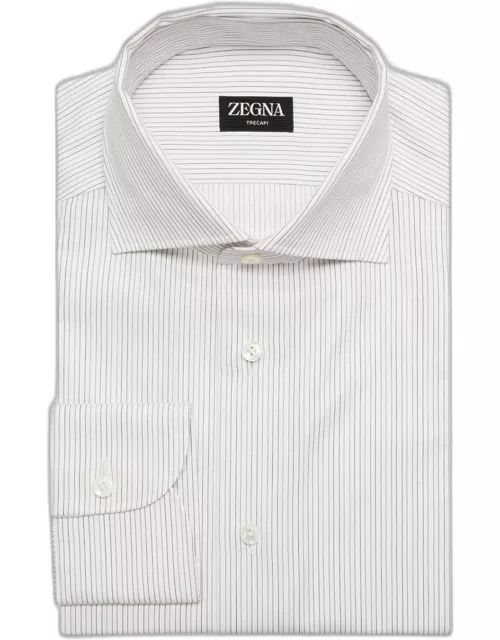 Men's Trecapi Cotton Micro-Stripe Dress Shirt