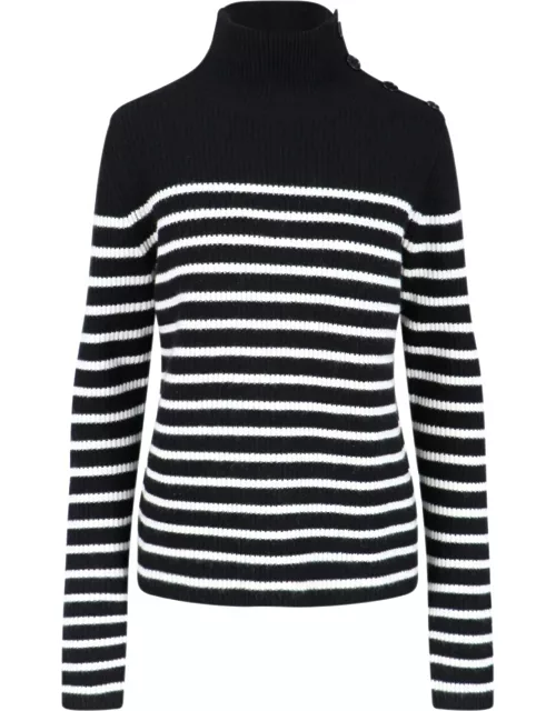 Aspesi Stripe Turtleneck Sweater