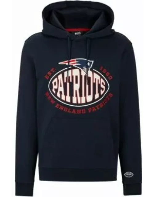 BOSS x NFL cotton-blend hoodie with collaborative branding- Patriots Men's Tracksuit
