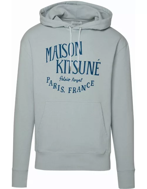 Maison Kitsuné Light Blue Cotton Sweatshirt