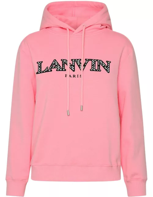 Lanvin Rose Cotton Sweatshirt
