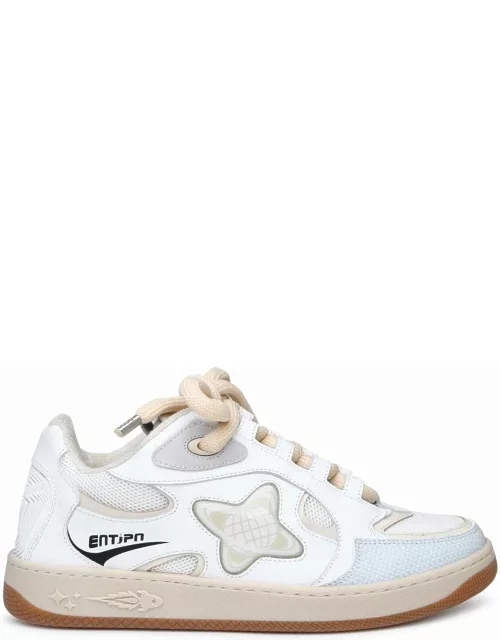 Enterprise Japan White Leather Sneaker