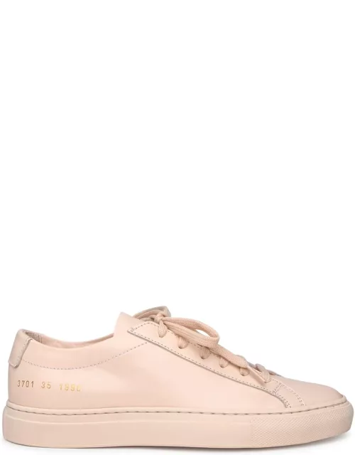 Common Projects Pink Leather Achilles Sneaker