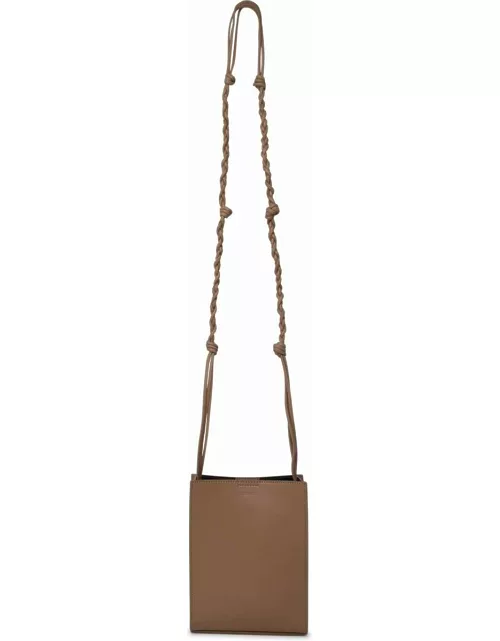Jil Sander Tangle Bag In Beige Leather