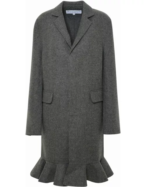 J.W. Anderson Gray Wool Coat