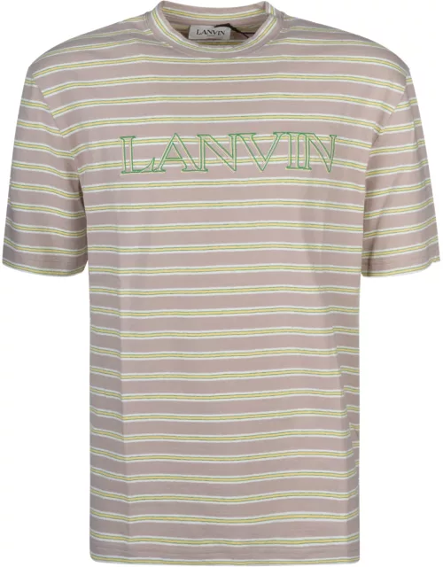 Lanvin Stripe Logo T-shirt