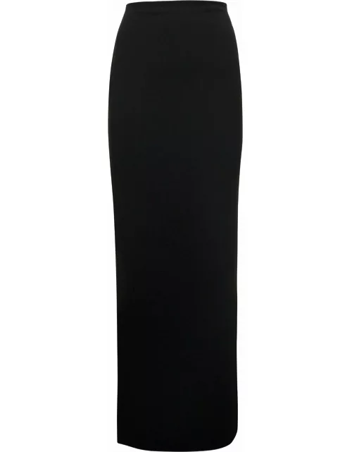 Solace London Blanca Maxi Dress In Crepe Knit