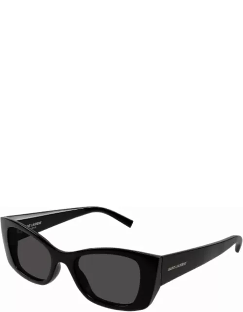 Saint Laurent Eyewear Sl 593 - Black Sunglasse