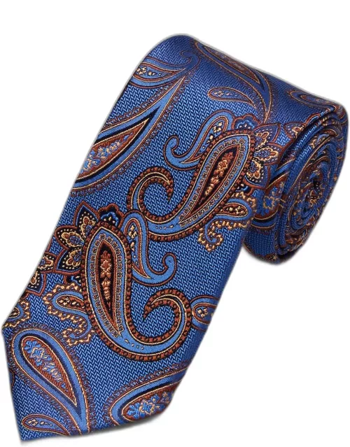 JoS. A. Bank Men's Reserve Collection Paisley Tie, Rust, One
