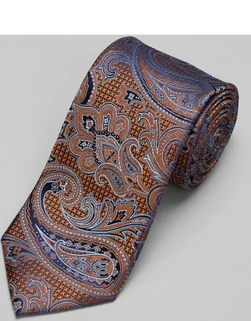 JoS. A. Bank Men's Reserve Collection Paisley Tie, Rust, One