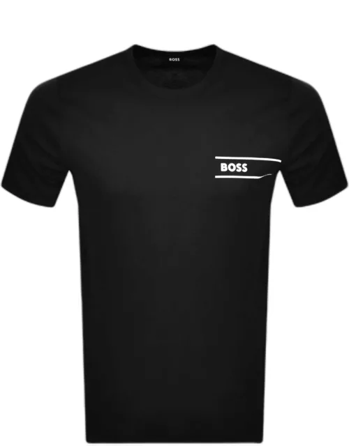 BOSS Lounge Logo T Shirt Black