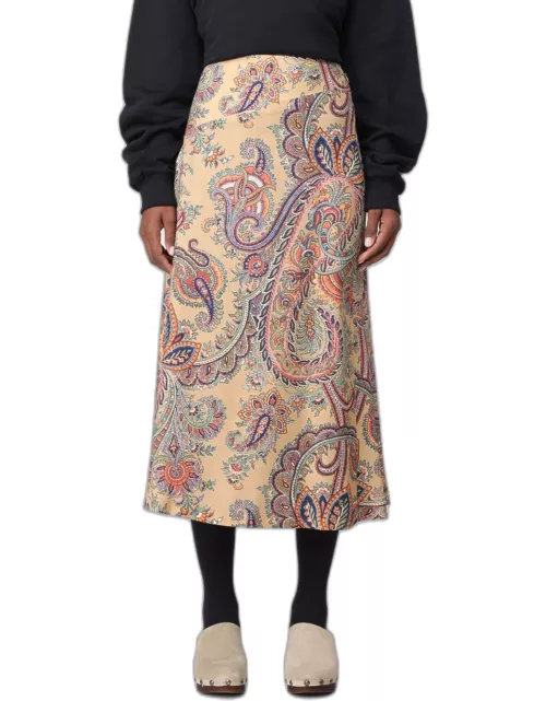 Skirt ETRO Woman colour Beige