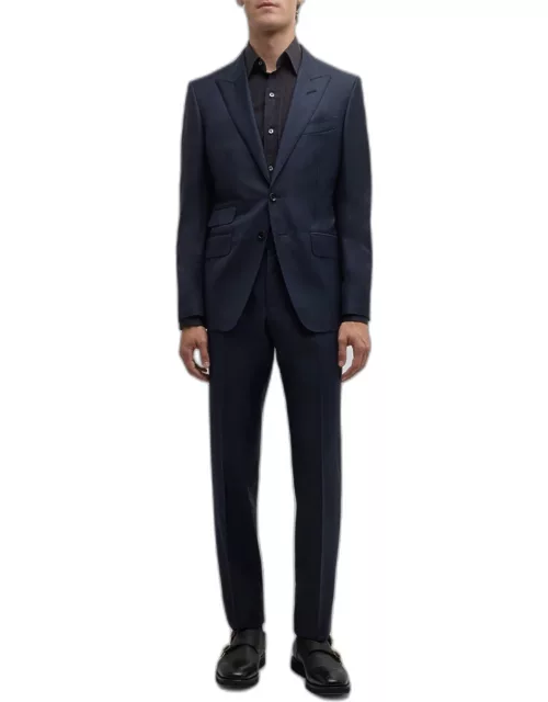 Men's Modern Fit Sharkskin Suit