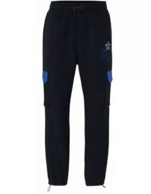 BOSS x NFL fleece tracksuit bottoms with collaborative branding- Cowboys Men's Jogging Pant