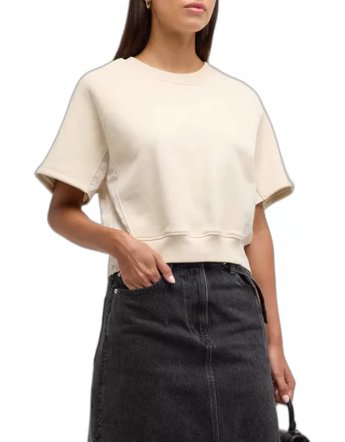 Short- Sleeve French Terry Sweatshirt