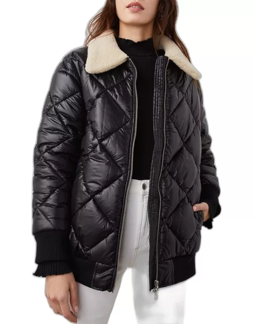 Shay Diamond-Quilted Jacket