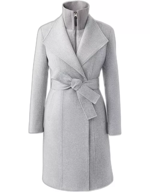 Norita Double-Face Belted Wool Coat