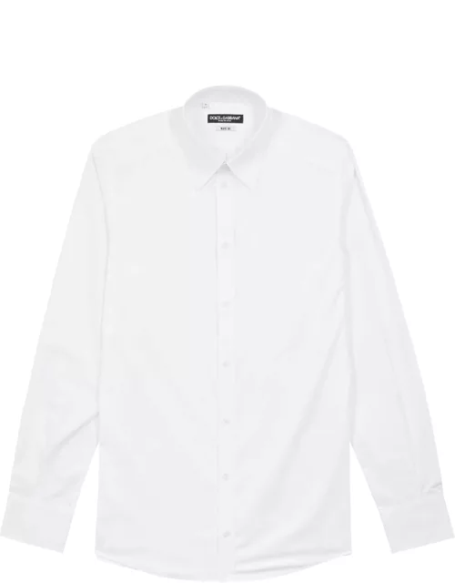 Dolce & Gabbana Cotton-poplin Shirt - White - 16