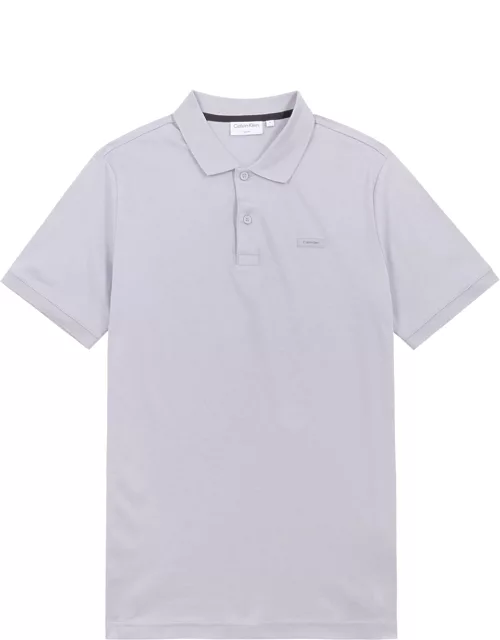 Calvin Klein Cotton Polo Shirt - Purple