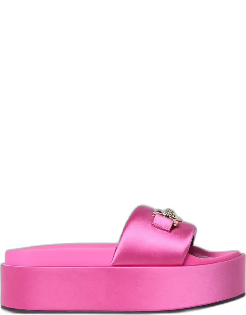 Flat Sandals VERSACE Woman colour Pink