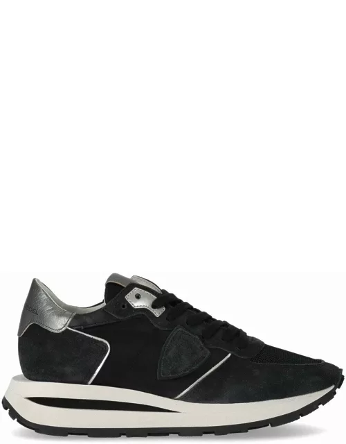 Philippe Model Tropez Haute Low Mondial Black Sneaker