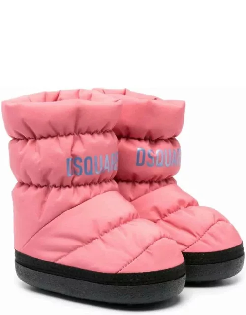Dsquared2 Snow Boots With Print