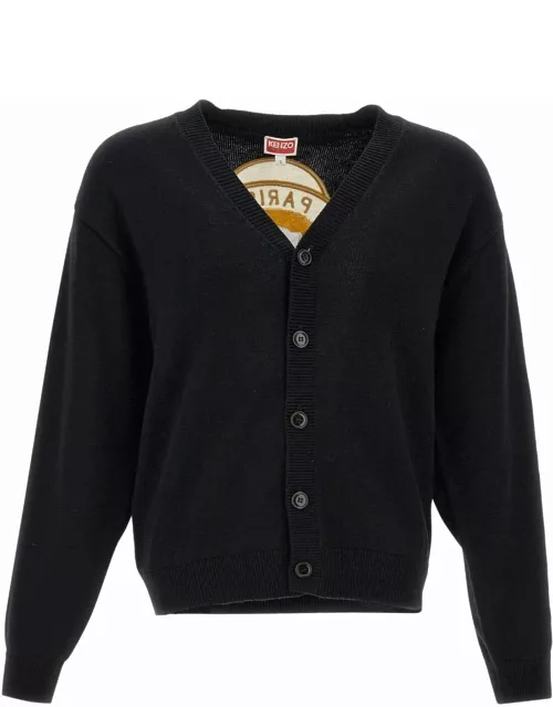 Kenzo tiger Academy Wool And Cotton Cardigan