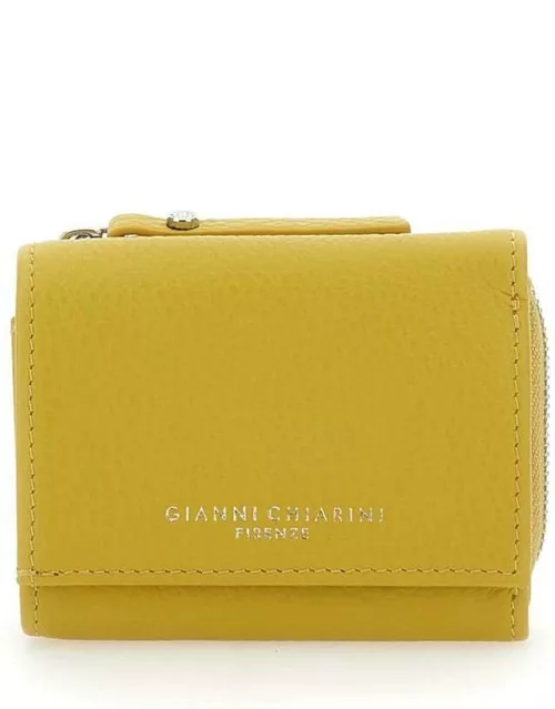 Gianni Chiarini grain Dollaro Leather Wallet