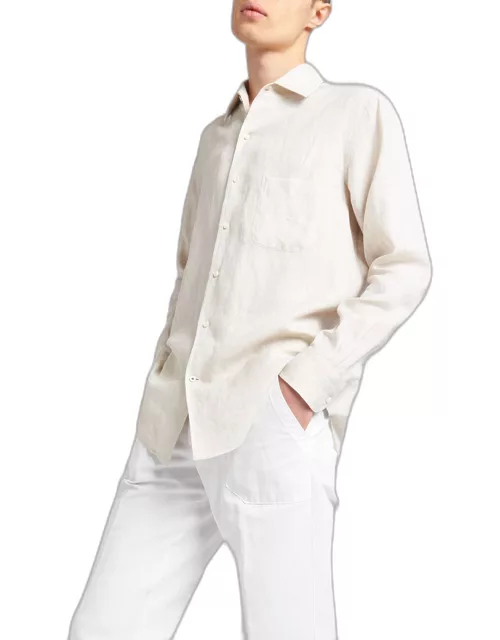 Men's Andrew Long-Sleeve Linen Shirt