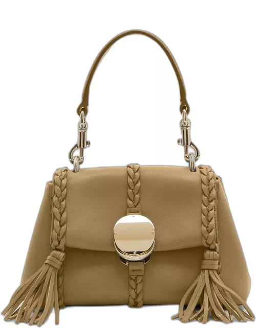 Penelope Mini Top-Handle Bag in Napa Leather