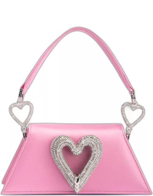 Samantha Mini Triple Heart Top-Handle Bag