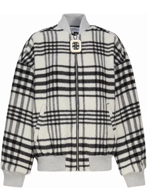 J.W. Anderson Check Bomber Jacket