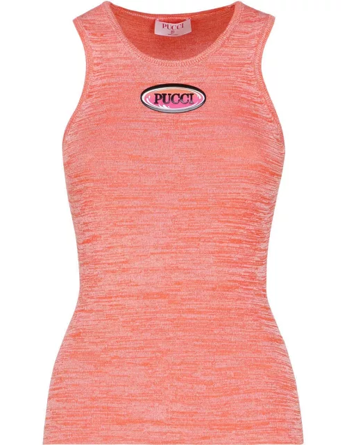 Pucci Tank Top With Logo