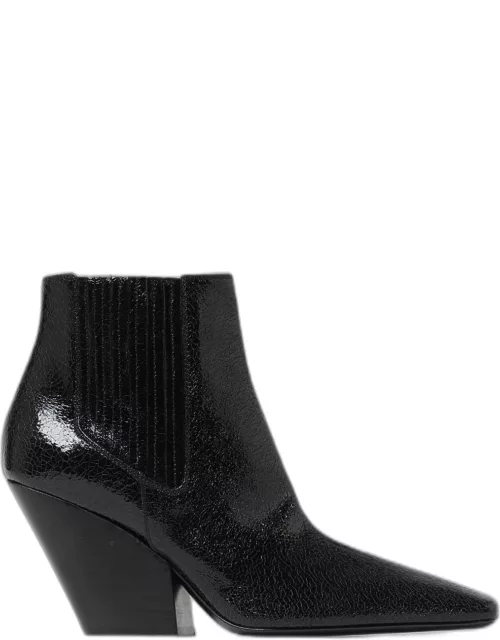 Flat Ankle Boots CASADEI Woman colour Black