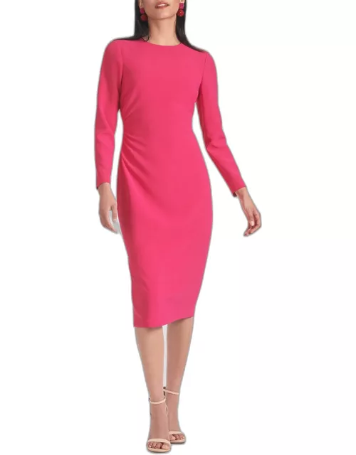 Dee Ruched Bodycon Midi Dres