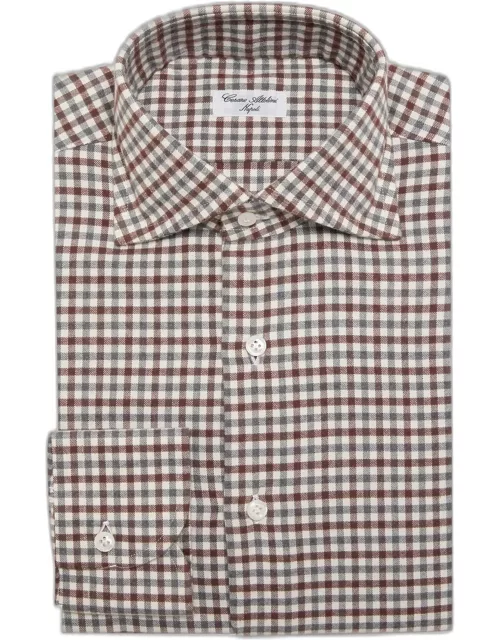 Men's Cotton Check Dress Shirt