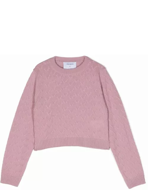 Simonetta Pink Virgin Wool Sweater