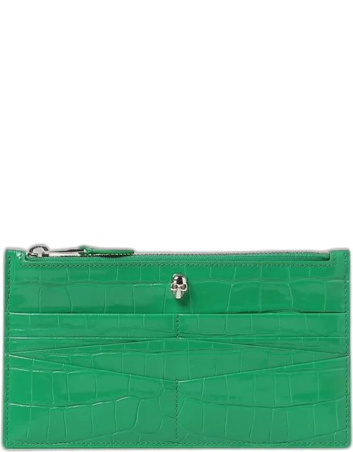 Wallet ALEXANDER MCQUEEN Woman colour Green
