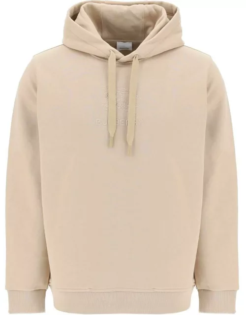 BURBERRY tidan hoodie with embroidered ekd