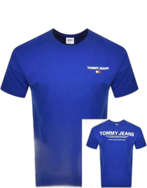 Tommy Jeans Logo T Shirt Blue