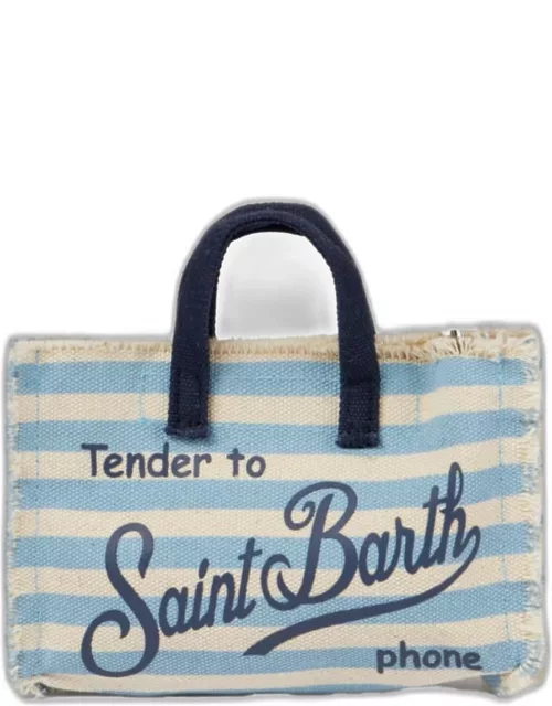 MC2 Saint Barth Phone Holder Bag With Striped Print