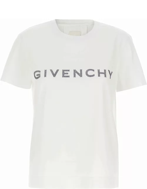 Givenchy Rhinestone Logo T-shirt