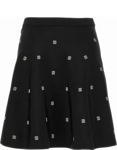 Givenchy All Over Logo Skirt