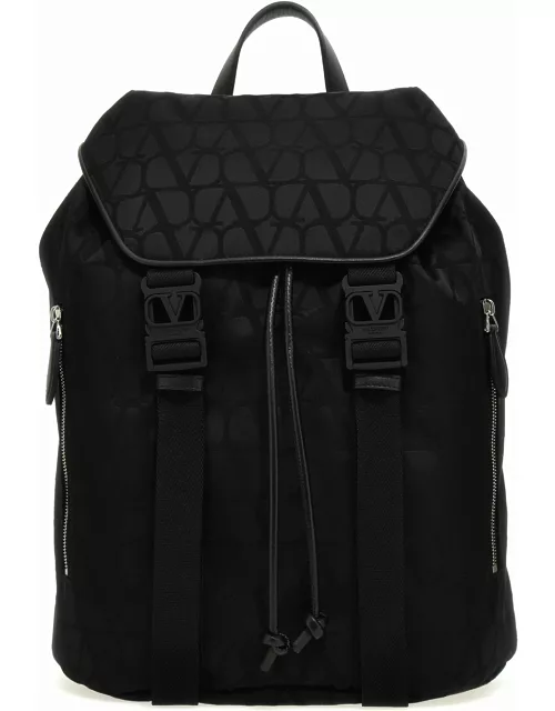 Valentino Garavani black Iconographe Backpack