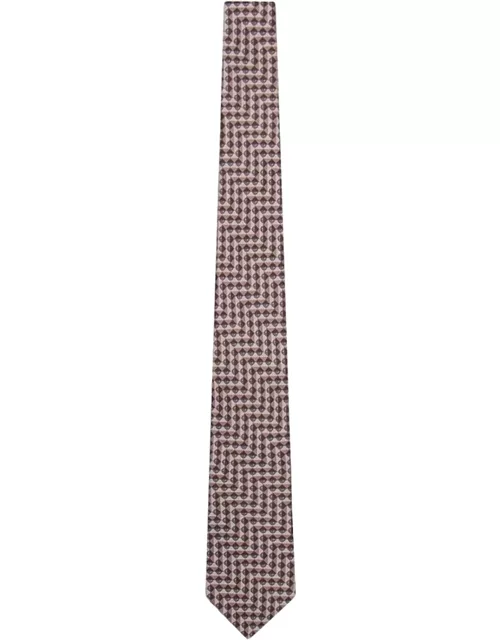 Giorgio Armani Woven Printed Tie C