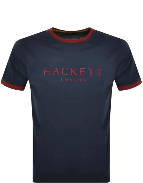 Hackett Modern City Heritage Classic T Shirt Navy