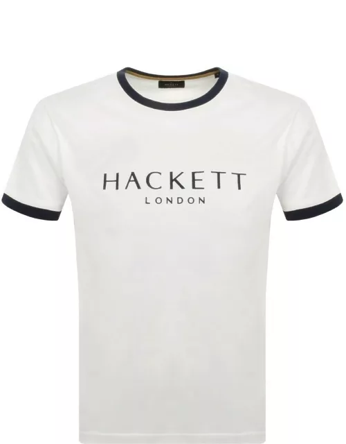 Hackett Modern City Heritage Classic T Shirt White