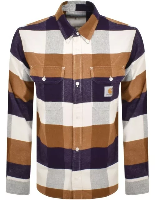 Carhartt WIP Lyman Long Sleeve Shirt Brown